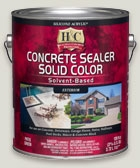 H&C Solid Color Concrete Sealer Solvent Based - Tint Base - Extra White - 1s