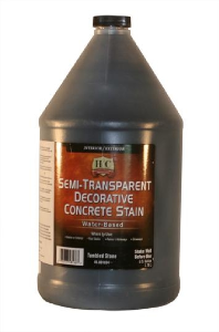 H&C Semi-Transparent Decorative Concrete Stain Water-Based, Obsidian - 1s